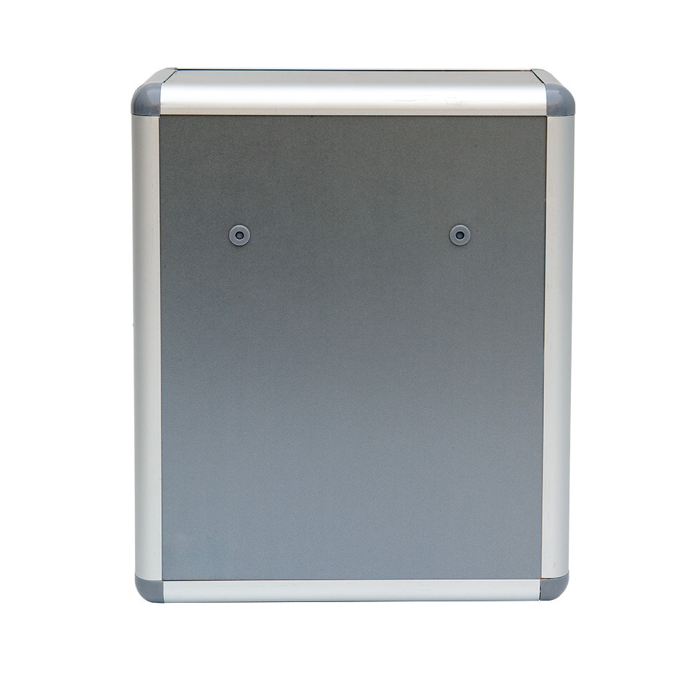 Letter Box Opinion Box Wall-Mounted Aluminum Alloy with Lock Outdoor Small Donation Box Logo Letter Box Election Box