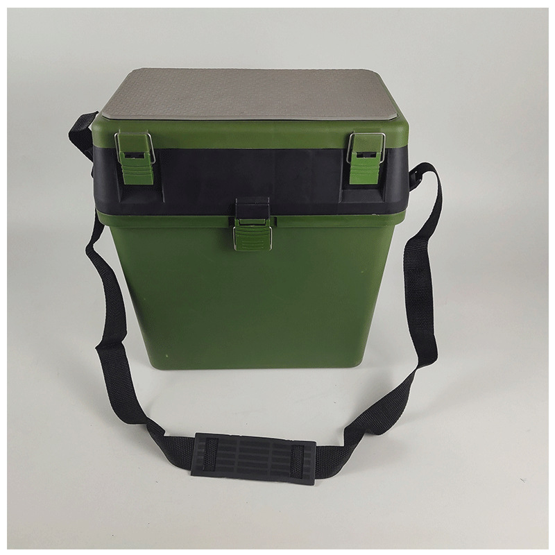 Fishing gear back box can sit green strap fishing gear storage box storage box Luya box manufacturers