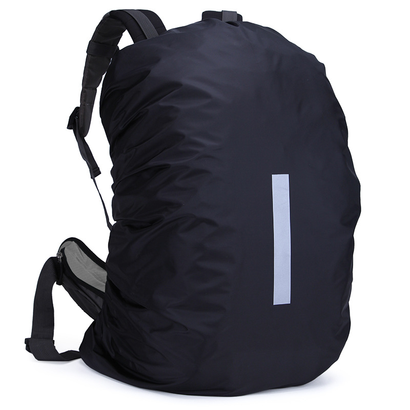 Factory Direct Sales Outdoor Mountaineering Backpack Rain Cover School Bag Waterproof Cover Amazon Supply Reflective Rain Cover Dustproof