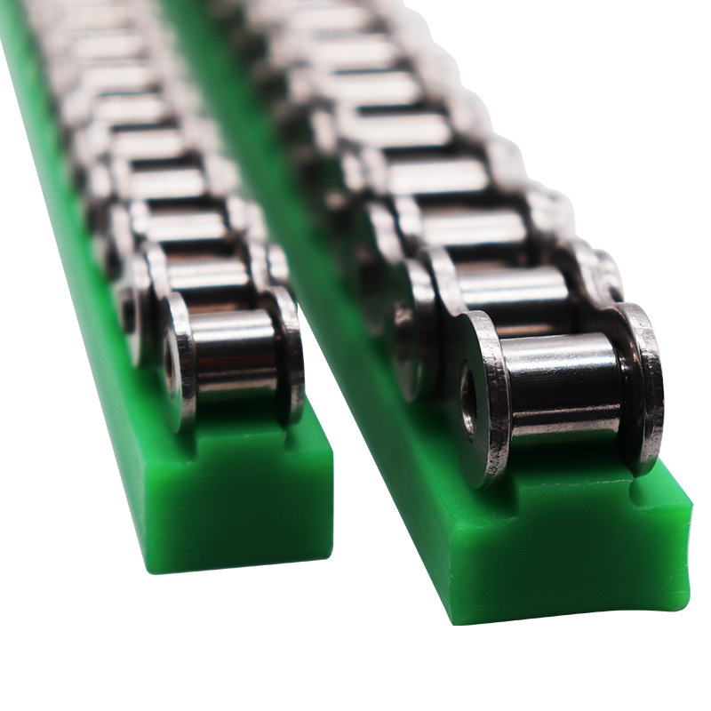 T-Type Double-Row Self-Lubricating Chain Guide Groove Ultra-High Molecular Weight Polyethylene Chain Guide Rail Multi-Row Green Wear-Resistant Strip