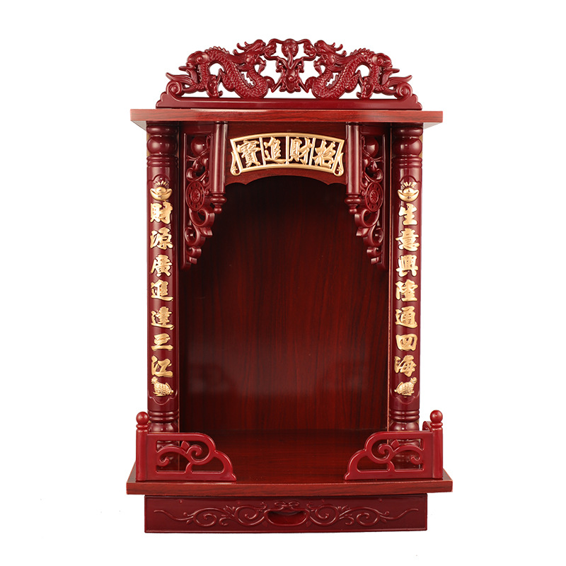 Настенный шкаф для подношений, алтарь для Гуань Гона, настольный шкаф