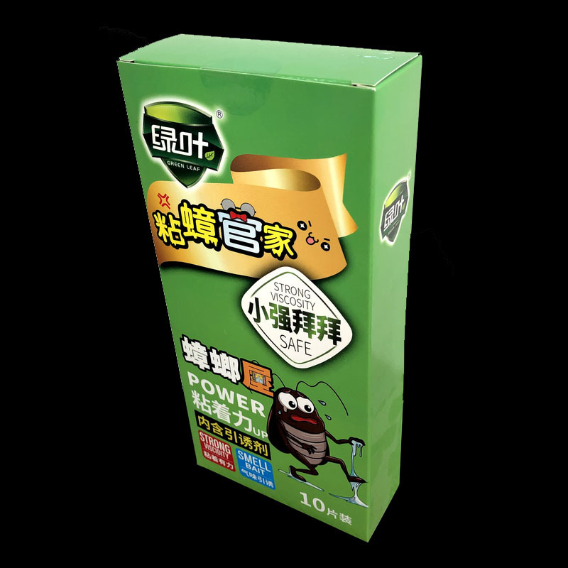 Green Leaf Cockroach House Cockroach Sticky Board Sticker Cockroach Household Sticky Catch Single Price Produced in March 25