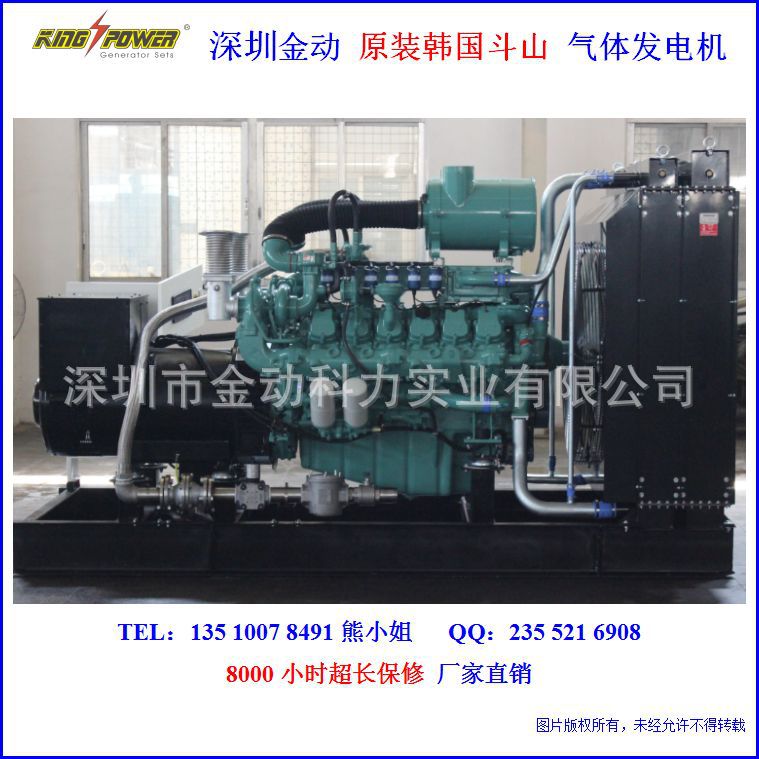 Uninterruptible Operation of Mine Factory Self-Use House Backup 100Kw200Kw250Kva Natural Gas Generator Set