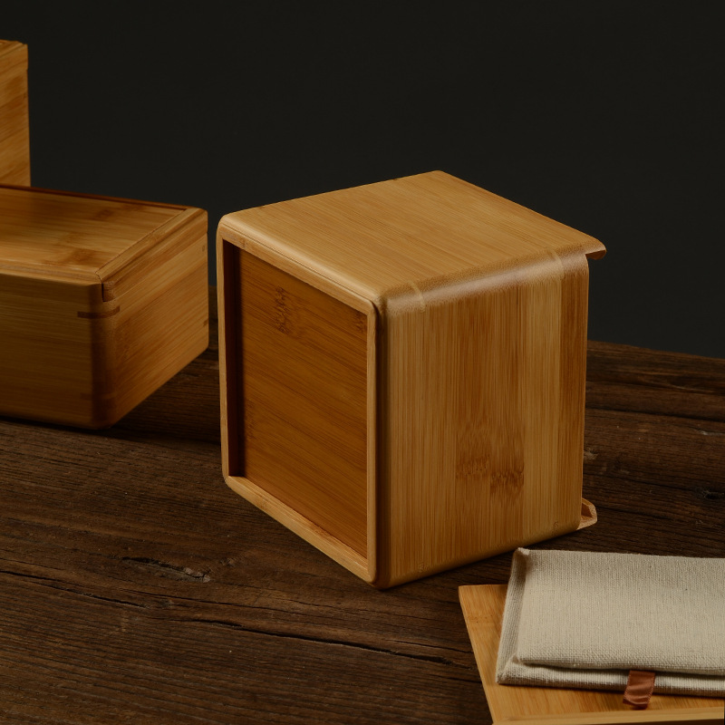 Pull-Top Bamboo Box, Multi-Size Magnetic Chessboard, Storage Packaging Gift Box, Laser Engraving Logo Custom Gift Box