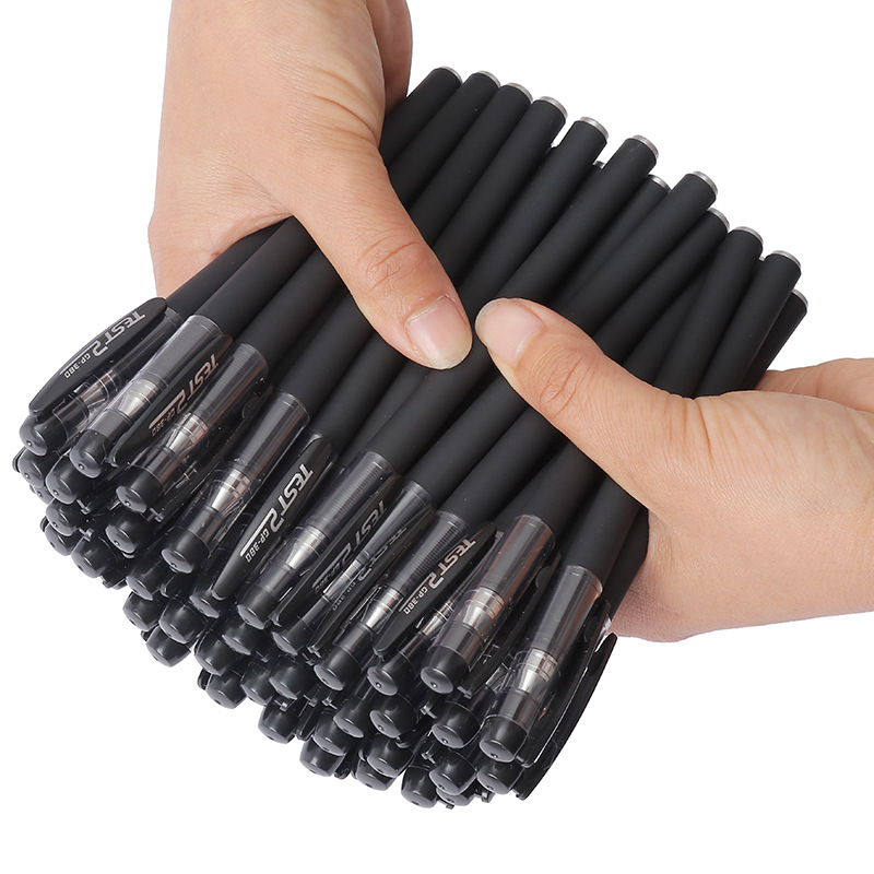 Factory Direct sales gel pen wholesale black carbon water pen 0.5mm office signature pen special quick-drying for exam