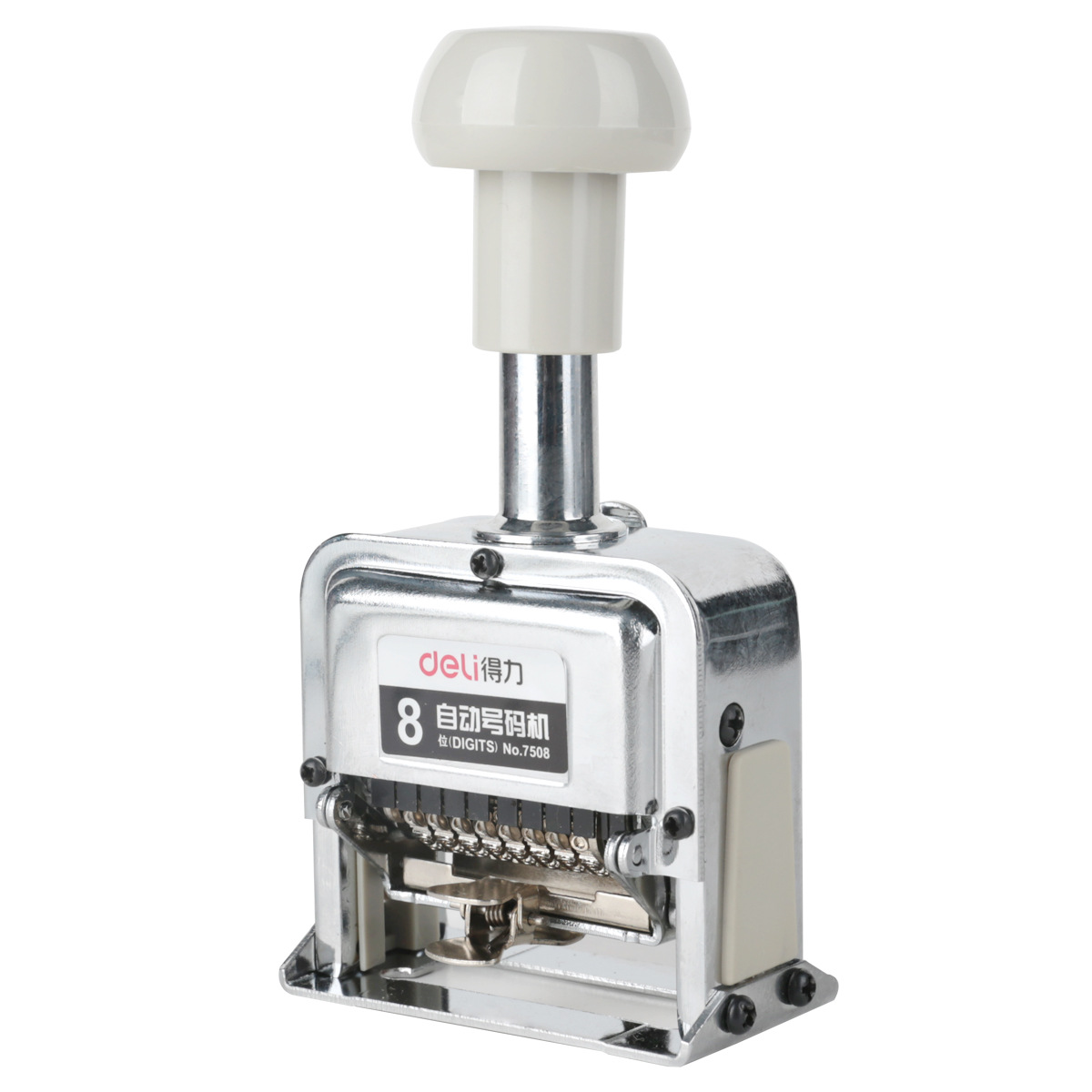 Deli 7508 Automatic Numbering Machine 8-Digit Coding Machine Automatic Numbering Machine Coder Coding Machine Wholesale