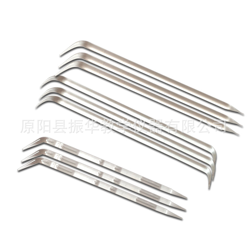 Glass minute needle organic glass minute needle two-head curved glass minute needle minute needle nerve minute needle biological glass minute needle