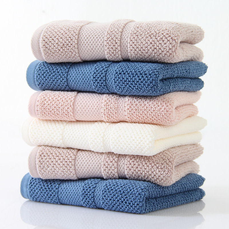 Factory Wholesale Antibacterial Towel Pure Cotton Household Adult Face Wash Cotton Absorbent Water Towel Soft Absorbent Thickened Special Price