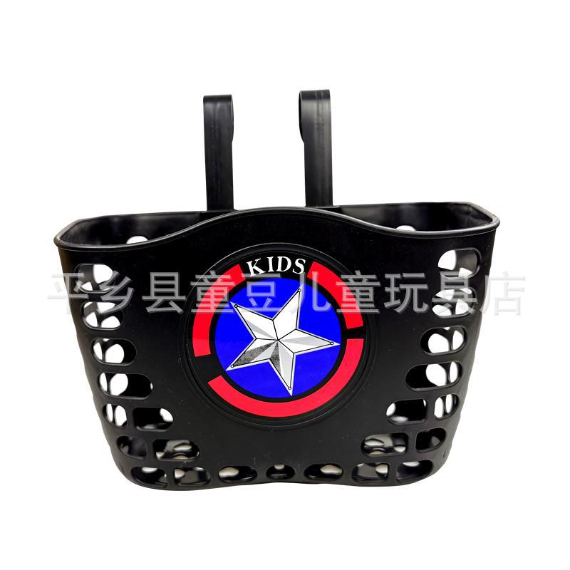 Children's Bicycle Basket Front Basket Universal Frame Basket Plastic Accessories Portable Detachable