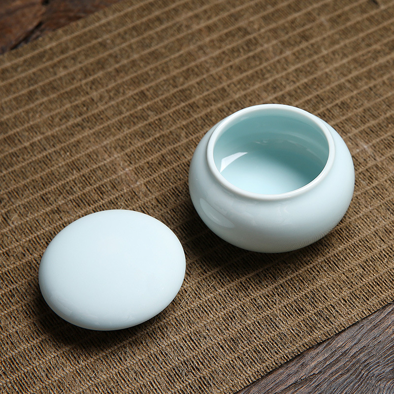 Yanshan Small Mini Color Glaze Ceramic Jar Porcelain Jar Medicine Jar Tea Jar Fragrant Powder Paste Jar Sealed Storage Jar
