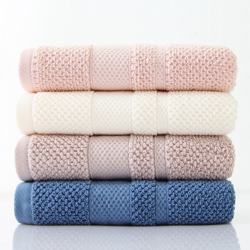 Factory Wholesale Antibacterial Towel Pure Cotton Household Adult Face Wash Cotton Absorbent Water Towel Soft Absorbent Thickened Special Price
