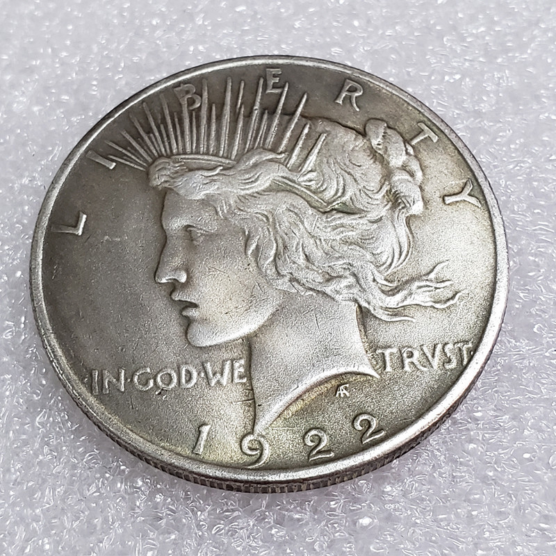 Antique Crafts 12 American Goddess Peace Yuan Foreign Trade Commemorative Coins Silver Dollar