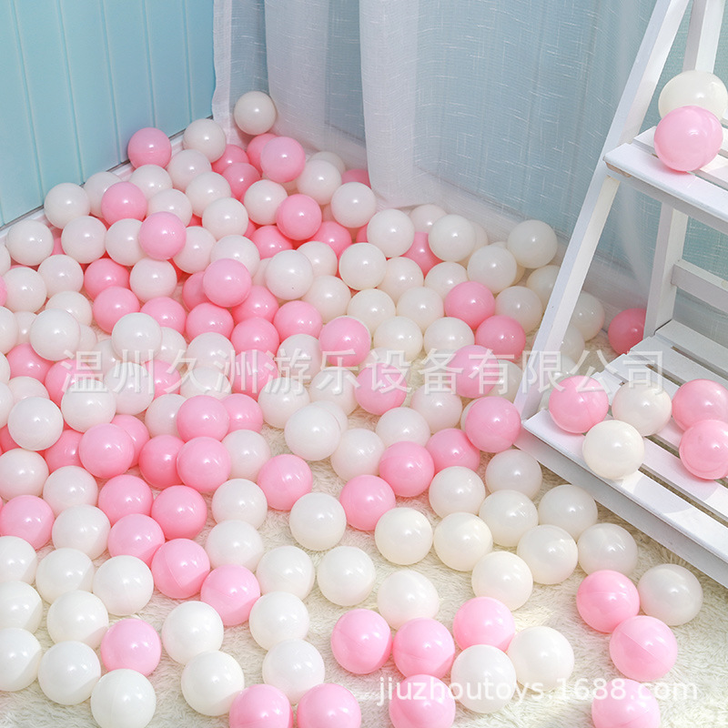 Factory Direct Sales Ocean Ball 8cm Colorful Eco-friendly Thickeneded Wave Ball Kidsren's Paradise Indoor Toy Ball Wholesale