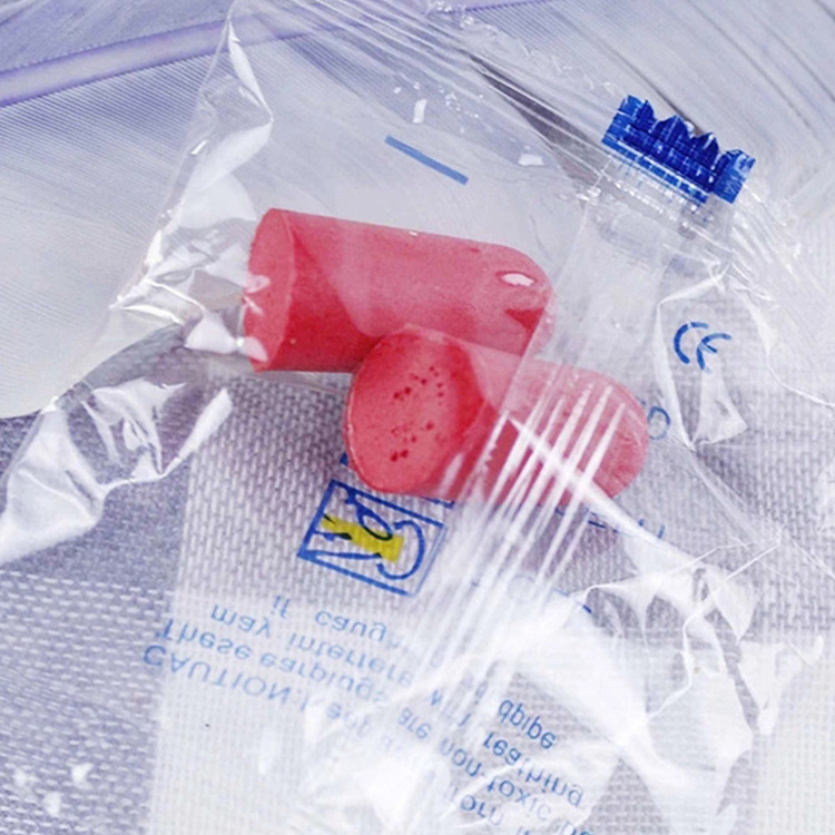 Bagged anti-noise earplugs soundproof pu slow rebound earplugs labor protection earplugs sponge earplugs