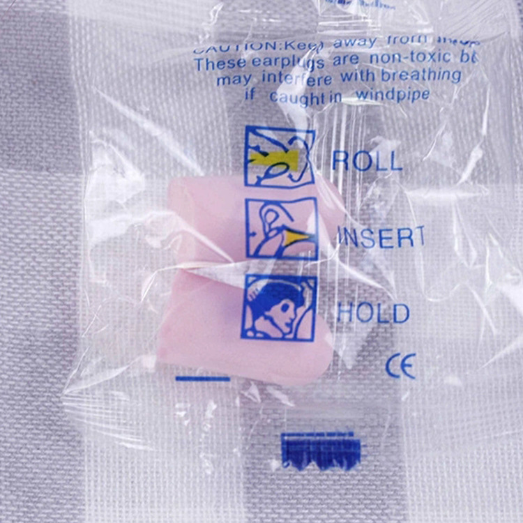 Bagged anti-noise earplugs soundproof pu slow rebound earplugs labor protection earplugs sponge earplugs