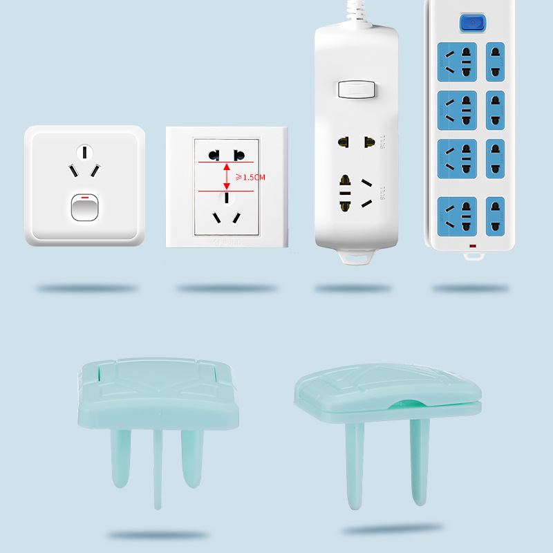 Baby Socket Protective Cover, Child-Proof Electric Shock Prevention Power Plug Cover, Baby Protection Supplies, Power Strip Socket Safety