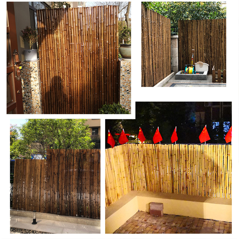 Wholesale Bamboo Fence B&B Gardening Bamboo Fence Villa Bamboo Protective Fence Courtyard Decorative Fence Partition Fence