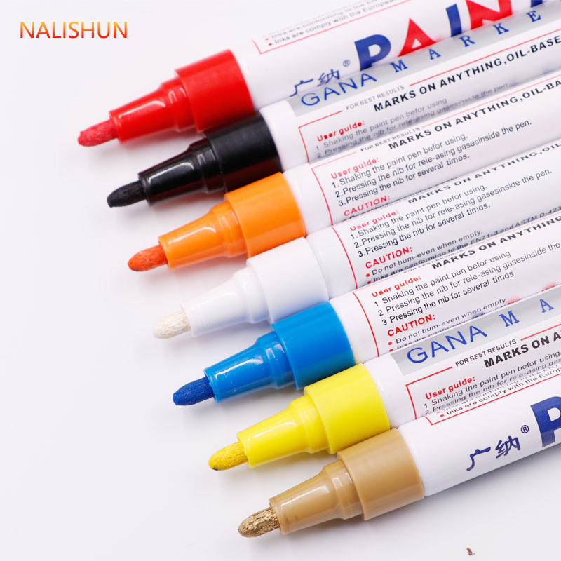 Paint Pen Paint Pen Waterproof Graffiti Pen Hand-painted Sign Pen Tire Pen White Marker Pen