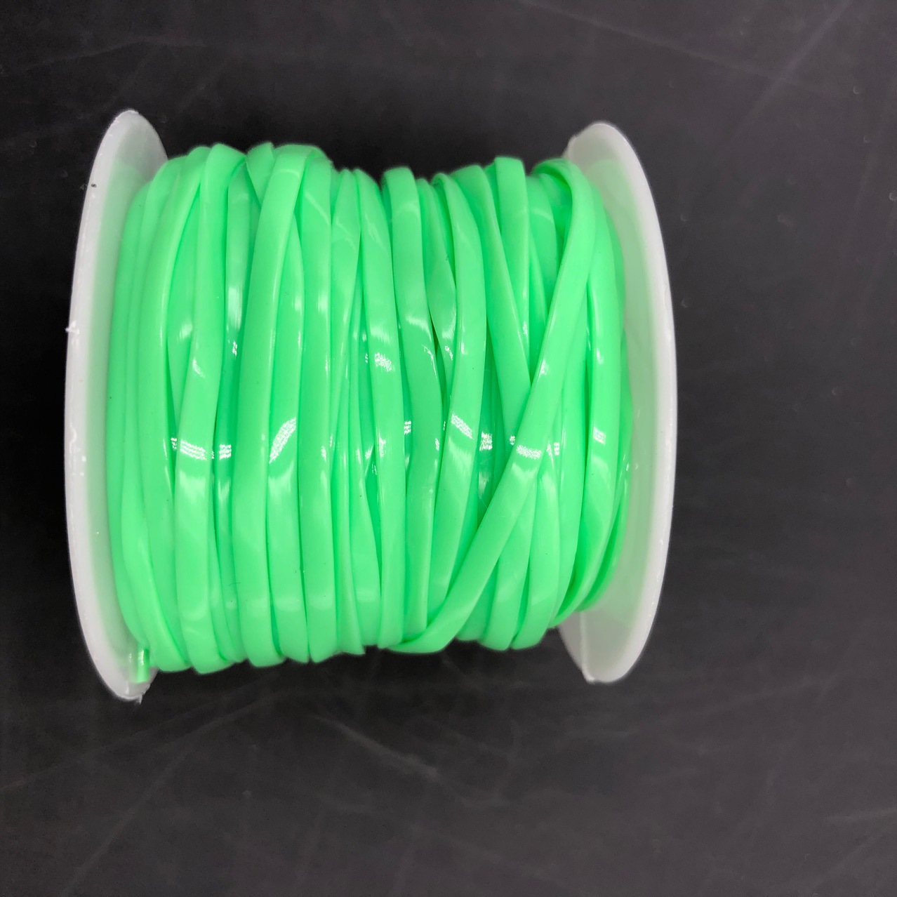 Cross-Border E-Commerce Specializes in Environmentally Friendly Pvc Plastic 14-Color DIY Braided Rope (Flat Wire) Plastic Wire Handmade Plastic Rope