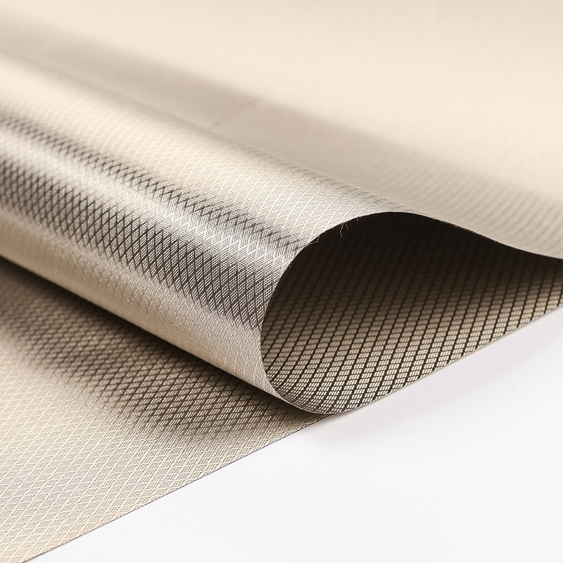 New diamond lattice conductive cloth RFID fabric wallet anti-magnetic lining bank card anti-GPS radiation suit soft