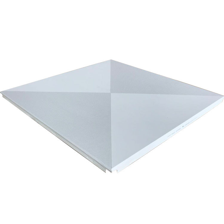 Guangdong aluminum gusset plate manufacturers supply hospital office 600*600 aluminum gusset plate ceiling fire prevention engineering aluminum gusset plate