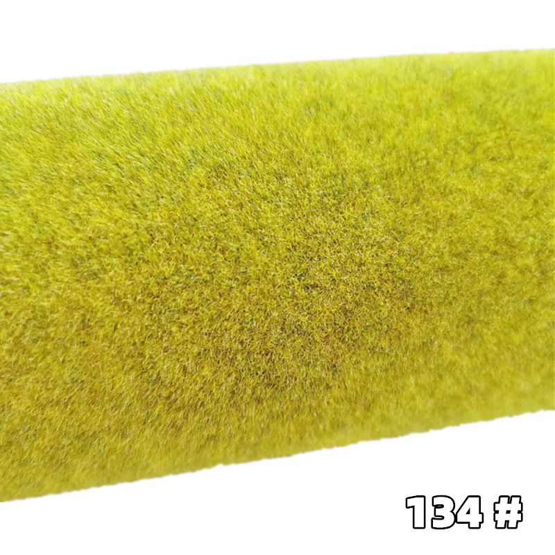 Small turf Moss sand table model turf Paper train model lawn rockery grass sticker