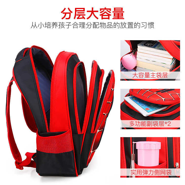 Primary School Students' Schoolbags Wholesale Kindergarten 3D Car Schoolbags Backpacks 1-3-6 Grade Kidsren's Schoolbags for Men