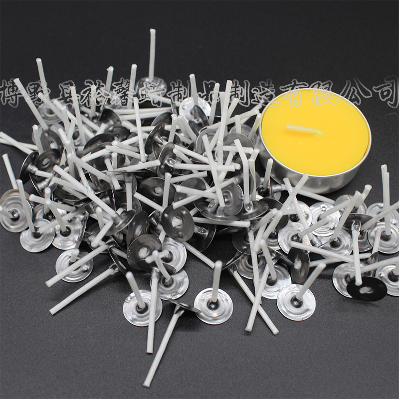 Wholesale Wax Wick Tea Wax Wick Aluminum Shell Lamp Holder Butter Wick 2.6cm4-8 Hours Aluminum Box Candle Wick Can Be Packed