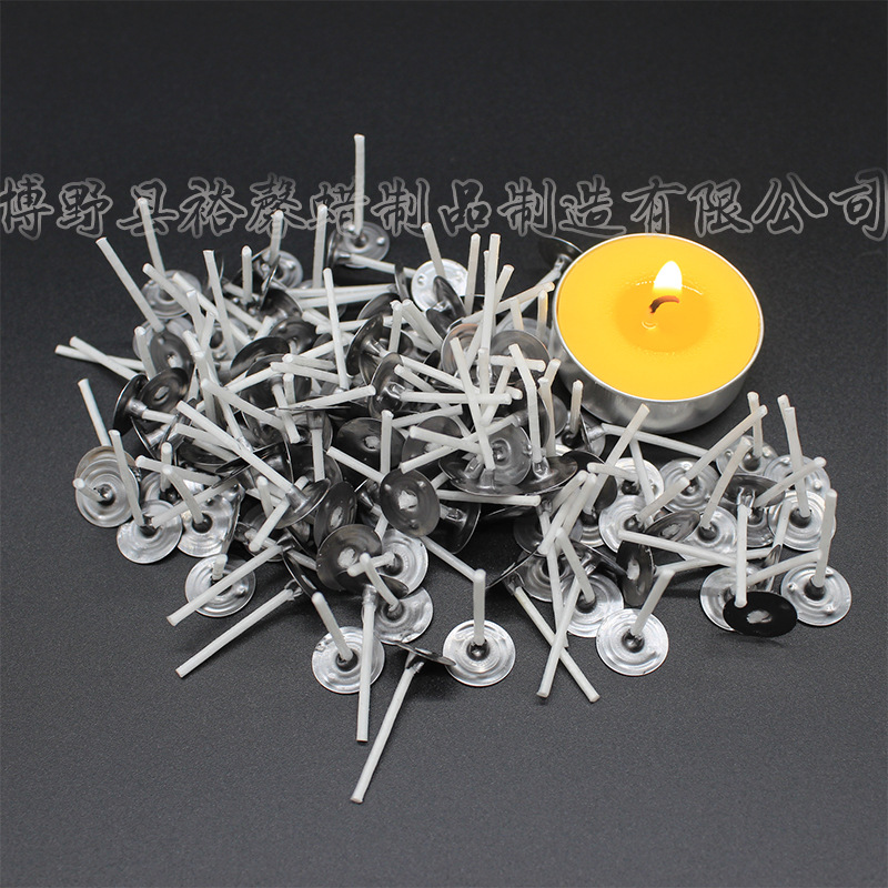 Wholesale Wax Wick Tea Wax Wick Aluminum Shell Lamp Holder Butter Wick 2.6cm4-8 Hours Aluminum Box Candle Wick Can Be Packed