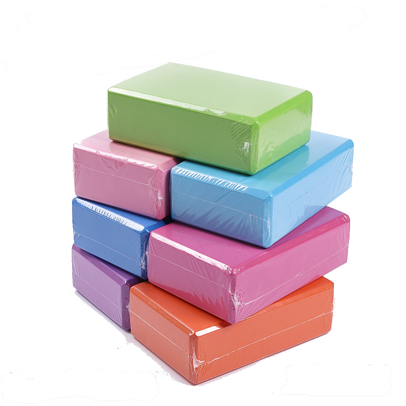 Wholesale micro flaw high density eva yoga brick touch Stone Cross River children dance practice leg pressing foam brick