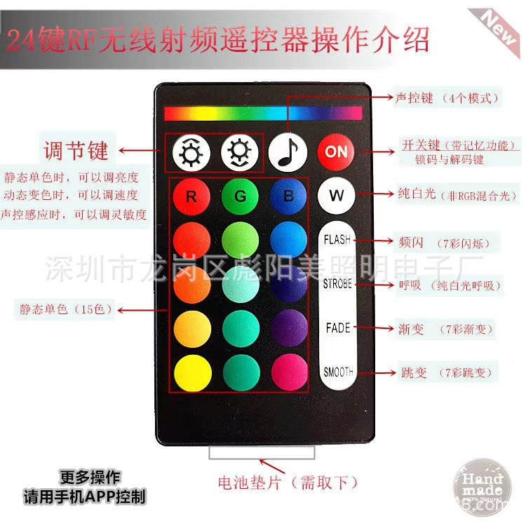 Supply car voice-controlled optical fiber lamp remote control mobile phone APP control car music starry modified suit