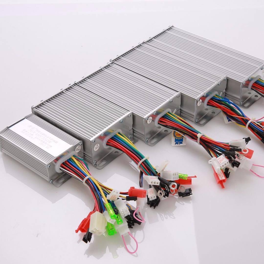 Electric Car Battery Car Controller Intelligent Brushless Dual-Mode Two-Wheel 36V/48V350W6 Tube Universal Export