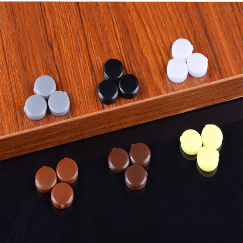 Factory Direct Supply Self-Tapping Screw Cap Decorative Cover Cross Screw Ugly Cover Furniture Wardrobe Screw Plastic Cap