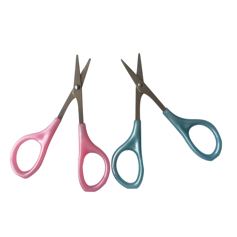 Factory wholesale rolling gourd scissors small household lightweight apple-shaped beauty cover special small scissors