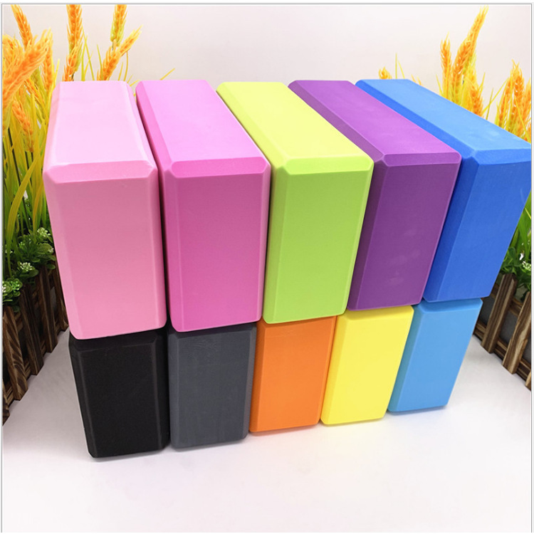 Wholesale micro flaw high density eva yoga brick touch Stone Cross River children dance practice leg pressing foam brick