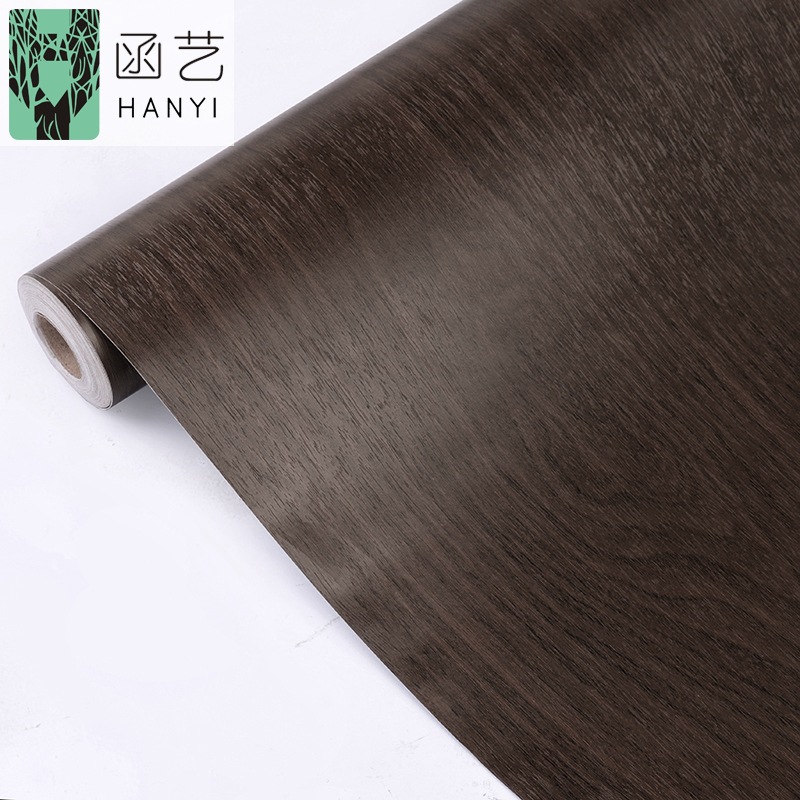 Manufacturer's Supply Wallpaper Self-Adhesive Waterproof Imitation Wood Grain Pvc Cabinet Tables and Chairs Traceless Furniture Renovation Stickers Instant Stickers