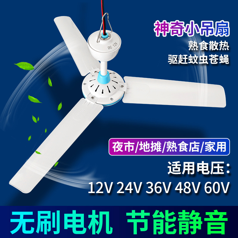 Производитель, оптовая продажа потолочного вентилятора 12V, 48V, 36V, 60V, для аварийного освещения и отпугивания комаров