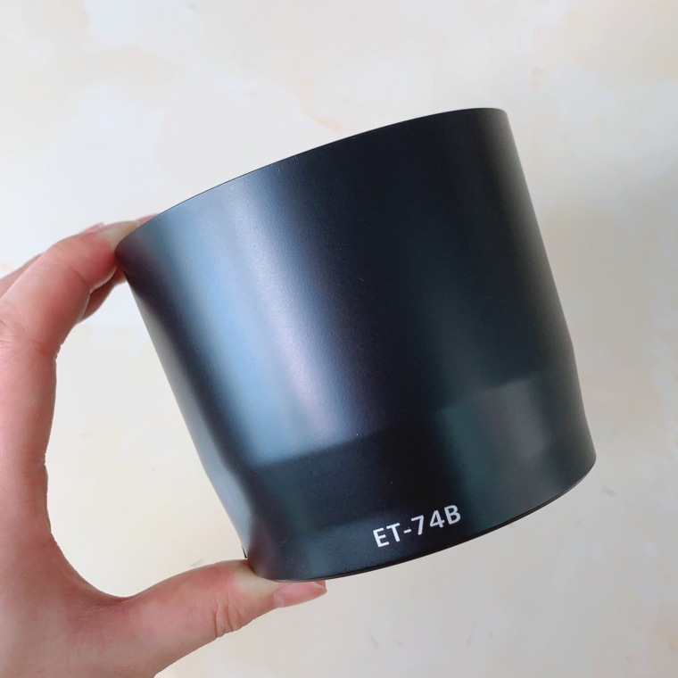 Suitable for Canon ET-74B Hood 70-300mm II USM second generation lens accessories 67mm bayonet reverse buckle