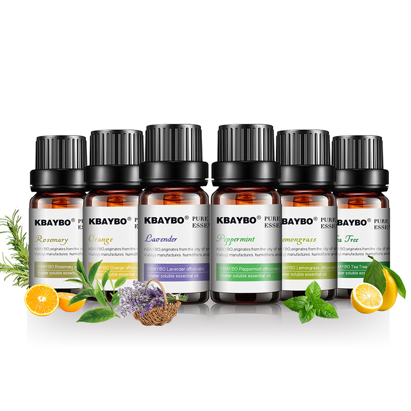 Water-soluble aromatherapy essential oil aromatherapy lamp humidifier essential oil fragrance 6-pack essential oil kit