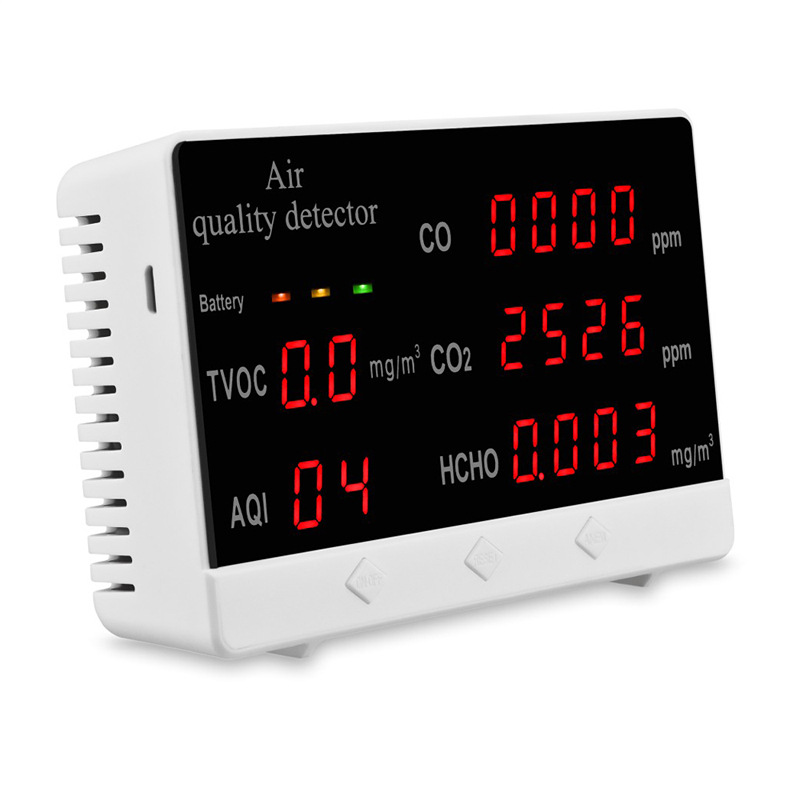 CO2 carbon dioxide detector TVOC carbon monoxide air quality detector formaldehyde detector