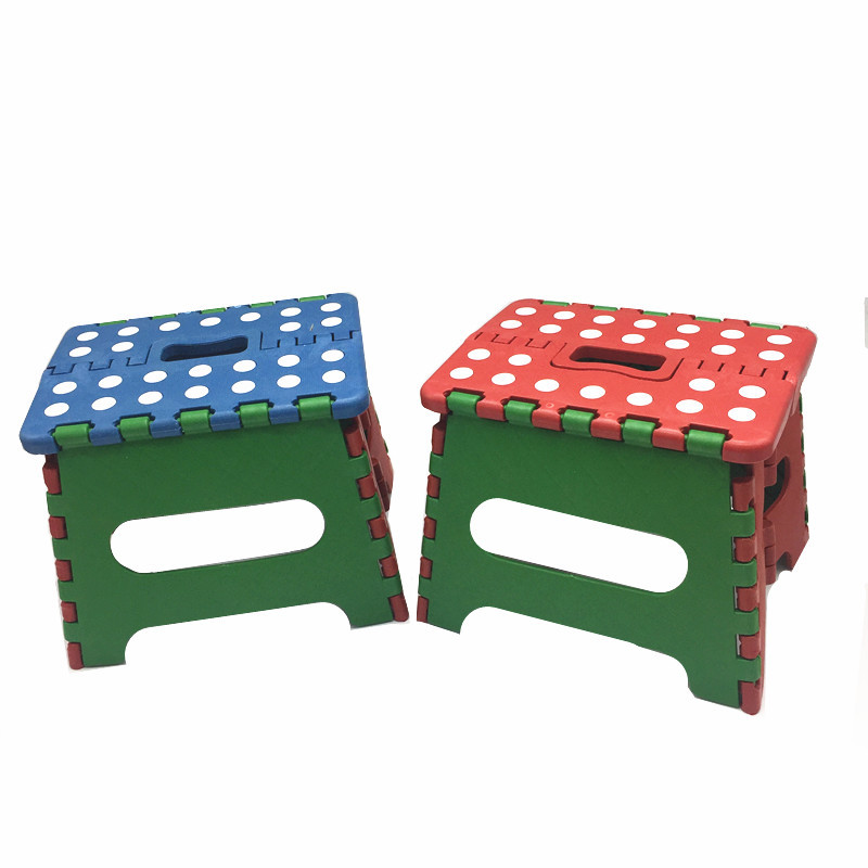 Plastic Stool for Kidsren, Thickeneded and Foldableable, Portable Baby Stool, Dot Maza