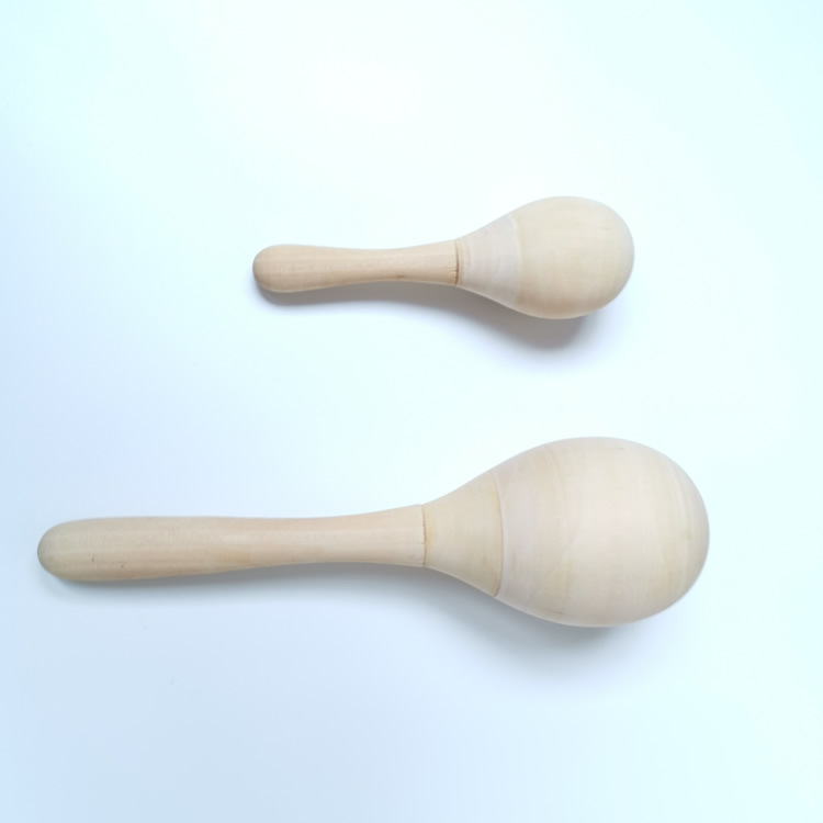 Big Sand Hammer Log Early Childhood Education Wooden Sand Ball Grasp Audio-visual Training Baby Toy Source Manufacturer Orff