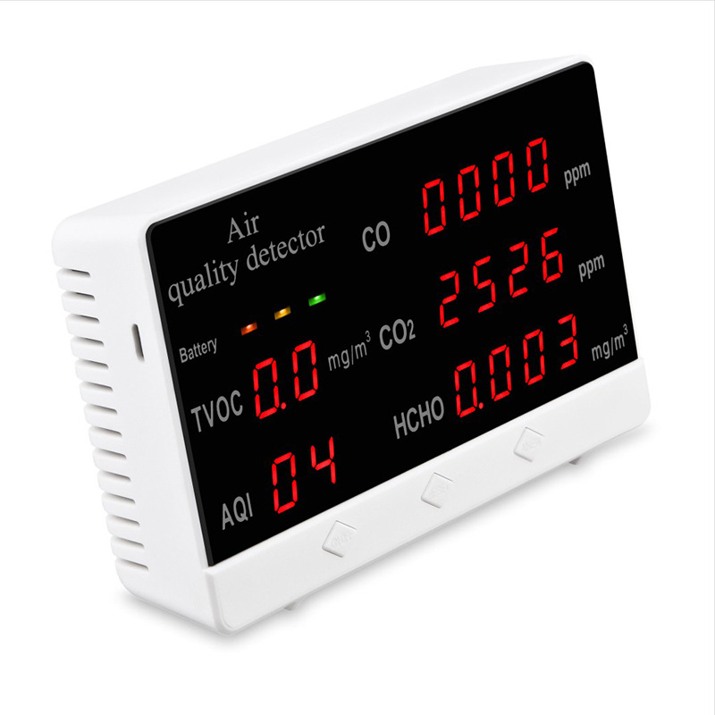 CO2 carbon dioxide detector TVOC carbon monoxide air quality detector formaldehyde detector