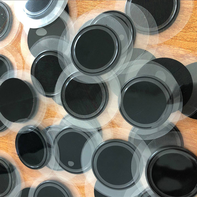 Popular Nano-Stick Car Anti-Slip Mat Round Car Mobile Phone Ornaments Anti-Slip Mat High Viscosity Anti-Slip Mat High Temperature Resistance