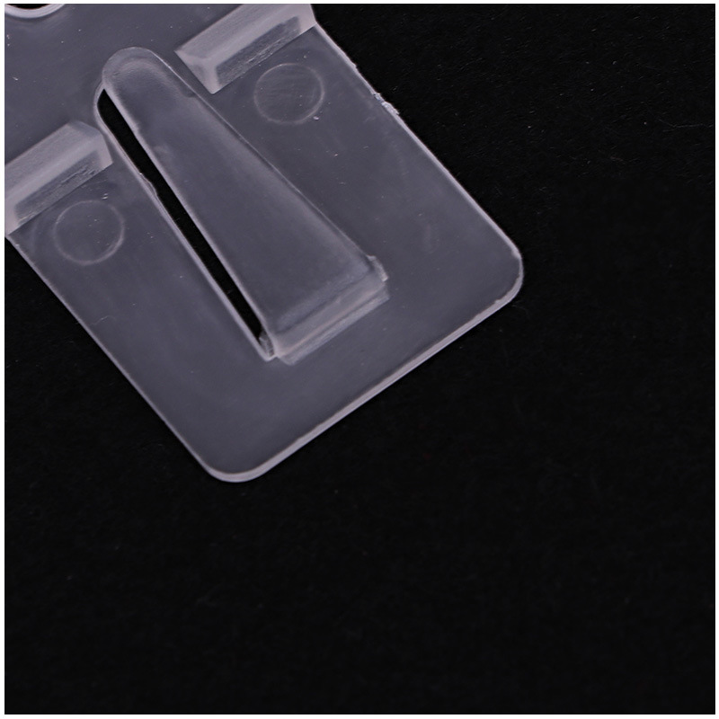 Spot Supermarket Hanging Strip Shelf Hook Retail Food Opp Transparent Hanging Strip Printed Logo Advertising Plastic Hanging Strip