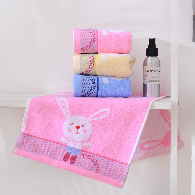 Полотенце из чистого хлопка для детей, впитывающее, мелкое, оптовая продажа