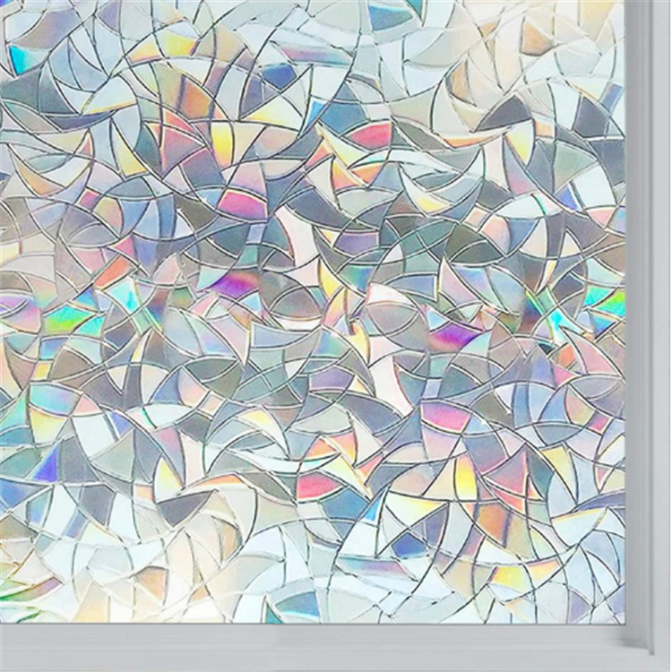 3D лазерная клеевая антистатическая стеклянная пленка прозрачные матовые наклейки на окна оптом антистатические наклейки