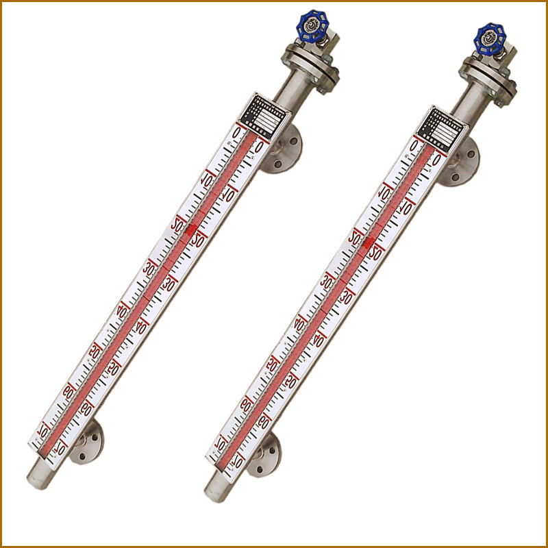 Uhz/50C Side-Mounted Magnetic Flip Liquid Level Gauge Corrosion-Resistant Remote Transmission 4-20Ma Top-Mounted Hefei Shangyi Instrument Group