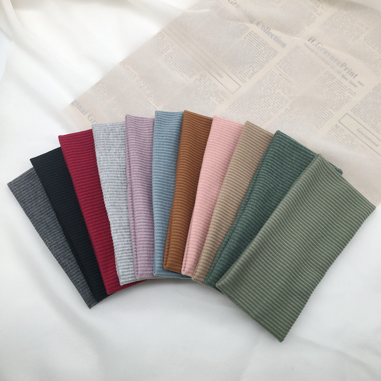 Европейская и американская Amazon однотонная вязаная повязка на голову, корейская эластичная повязка на голову, спортивная фитнес повязка, кросс-бордовые горячие продажи аксессуары для волос