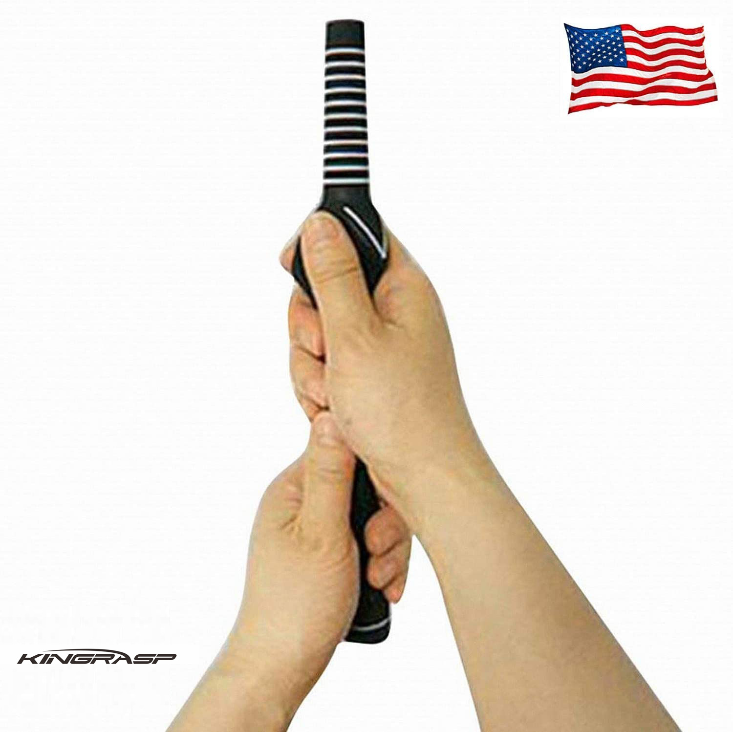 Golf Rubber Grips Left and Right Hand Swing Exerciser Practice Tools Men's/Women's/Children's Hand Grips